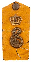 Preußen Miniatur-Schulterklappe für einen Soldaten im Königin Elisabeth Garde-Grenadier-Regiment Nr. 3