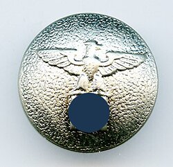 NSDAP Uniformknopf für den Dienstrock eines Politischen Leiters