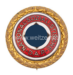 Goldenes Ehrenzeichen der NSDAP - Nr. 16268 für Ortsgruppenleiter Karl Heupel