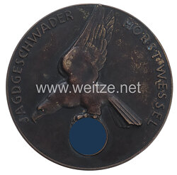 Luftwaffe - nichttragbare Auszeichnungsplakette des Jagdgeschwaders Horst Wessel 