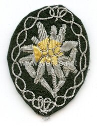 Wehrmacht Heer Ärmelabzeichen für Gebirgsjäger Offiziersausführung