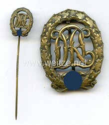 Reichssportabzeichen DRL in Bronze mit der Miniatur