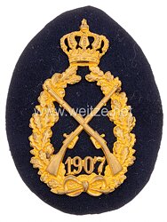 Königreich Bayern/ Sachsen/ Württemberg Königsabzeichen für die Infanterie 1907