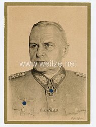 Heer - Propaganda-Postkarte von Ritterkreuzträger Generaloberst Haase