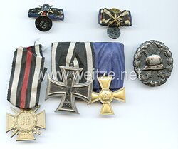 Ordensgruppe eines Veteranen des I. Weltkrieges 