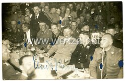 III. Reich - Originalunterschrift von Stabschef der SA Ernst Röhm von 1933 auf einem original Foto