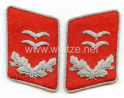 Luftwaffe Kragenspiegel für einen Oberleutnant der Flakartillerie