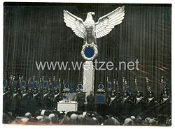 III. Reich Pressefoto: Festliche Eröffnung der großen Internationalen Automobil- und Motorradausstellung durch den Führer 17.2.1939