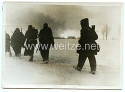 Waffen-SS Pressefoto: Waffen-SS an der Ostfront 25.3.1942
