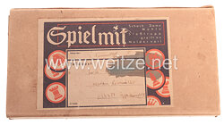 III. Reich / Wehrmacht - Brettspiel " Schach-Dame-Mühle / Stoßtrupp greift an / Melder vor ! "