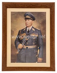 Generalfeldmarschall Hermann Göring - farbiger Druck eines Ölgemäldes für ein Amtszimmer