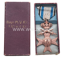 Bayern Militär-Verdienst-Kreuz 3. Klasse mit Krone und Schwertern