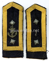 Kriegsmarine Paar Schulterstücke für einen Oberfunkmeister