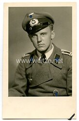 Wehrmacht Heer Portraitfoto eines Offiziersanwärter einer Sturmgeschütze Abteilung 