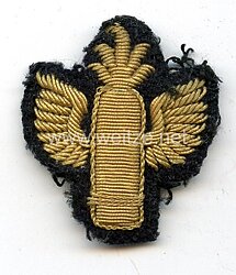 Kriegsmarine Einzel Ärmelabzeichen für Offiziere der Marineartillerie