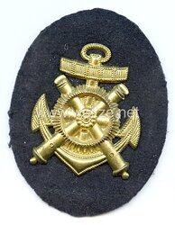 Kriegsmarine Ärmelabzeichen für einen Artilleriemechanikermaaten