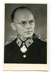 III. Reich Portraitfoto von Dr. Heinrich Zechmann,  Präsident der Reichsbahndirektion in Villach und Träger des Ritterkreuz des Kriegsverdienstkreuzes mit Schwertern 