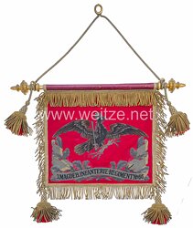 Preußen Großer Schellenbaumadler mit der Schellenbaumfahne des 3. Magdeburgischen Infanterie-Regiment Nr. 66