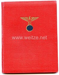 NSDAP - Mitgliedsbuch Nr. 6274345 für den Partei - Angehörigen aus  Wien