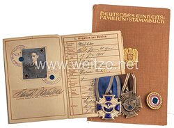 Goldenes Ehrenzeichen der NSDAP - Nr. 53331 - Nachlass aus dem Besitz des Gauhauptstellenleiters Klaus Waubke aus Wuppertal