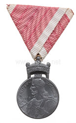 Kroatien Silberne Medaille der Krone von König Zvonimir