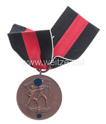 Medaille zur Erinnerung an den 1. Oktober 1938 (Anschluss Sudetenland)