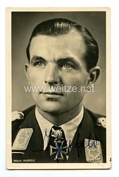 Luftwaffe - Originalunterschrift von Ritterkreuzträger Major Herbert Ihlefeld