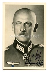 Wehrmacht Heer - Originalunterschrift von Ritterkreuzträger Generalfeldmarschall Wilhelm Ritter v. Leeb