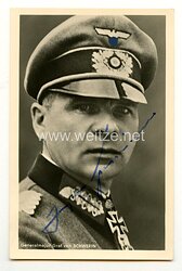 Wehrmacht Heer - Originalunterschrift von Ritterkreuzträger Generalleutnant Gerhard Graf von Schwerin