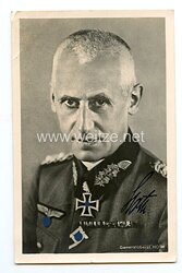 Wehrmacht Heer - Originalunterschrift von Ritterkreuzträger Generaloberst Hermann Hoth