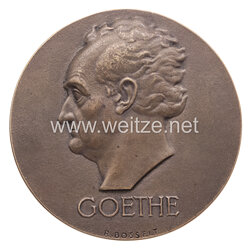 Weimarer Republik Ehrenpreis des Reichspräsidenten in Bronze 1932 - Verfassungstag Goethe Gedenkjahr