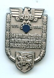 III. Reich / RDB - Beamtentreffen in Schwerin - Gau Mecklenburg Lübeck 1.11.1936