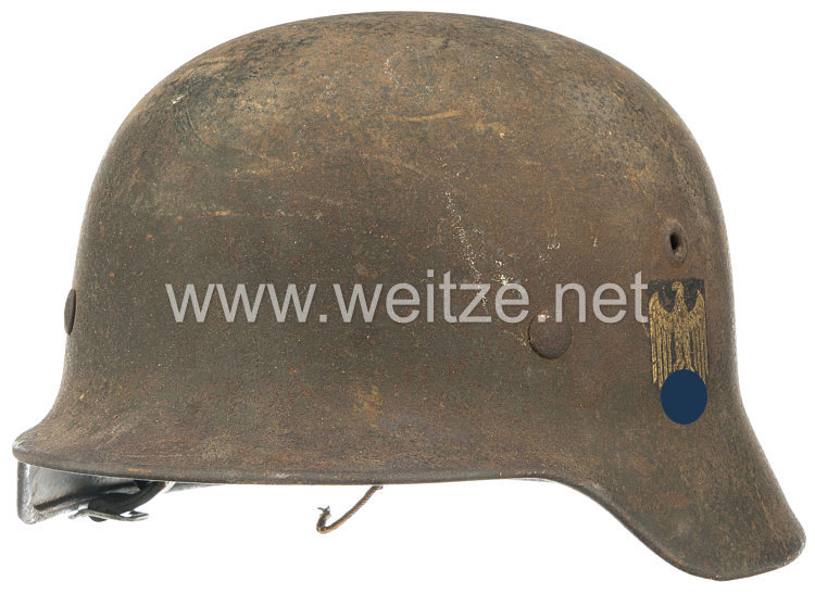 Wehrmacht Heer Stahlhelm M 40 mit 1 Emblem (448200) - 陆军（1933 年至 1945 年 ...