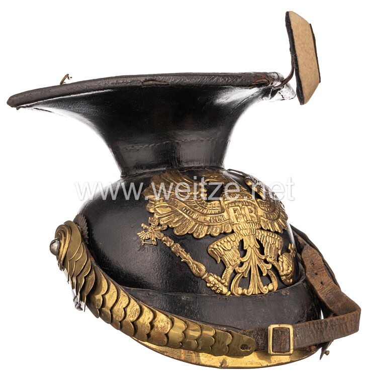 Preußen Tschapka Modell 1860 für Mannschaften in einem Ulanen-Regiment der Linienregimenter