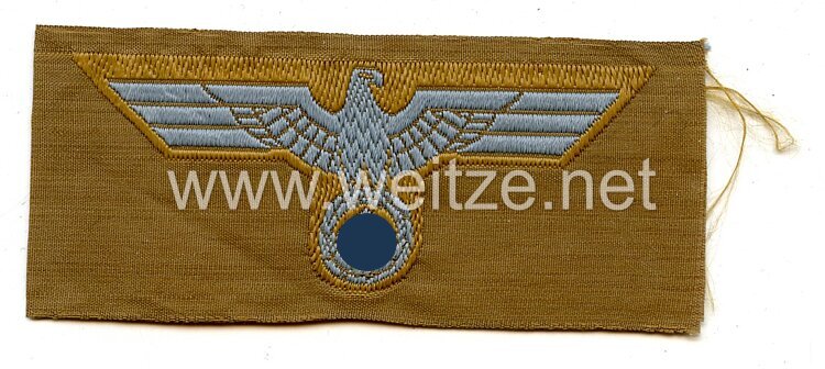 Wehrmacht Heer Afrikakorps Schiffchenadler für Mannschaften