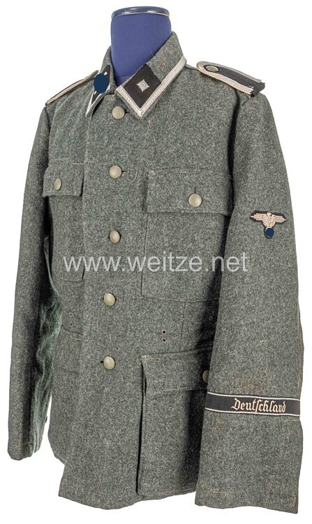 Waffen-SS Feldbluse M 43 für einen SS-Unterscharführer im SS-Panzergrenadier-Regiment 3 "Deutschland"