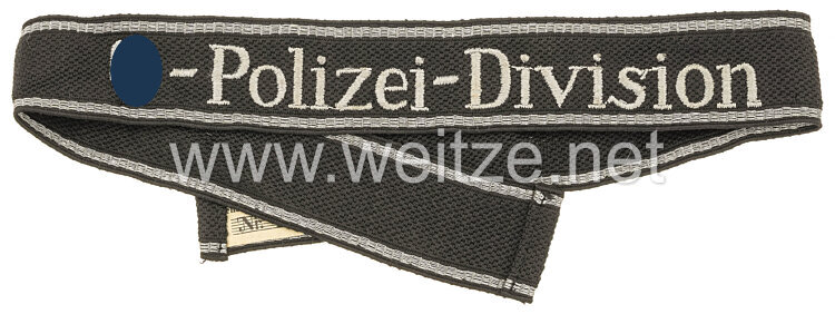 Waffen-SS Ärmelband für Mannschaften der 4. SS-Polizei-Panzergrenadier-Division