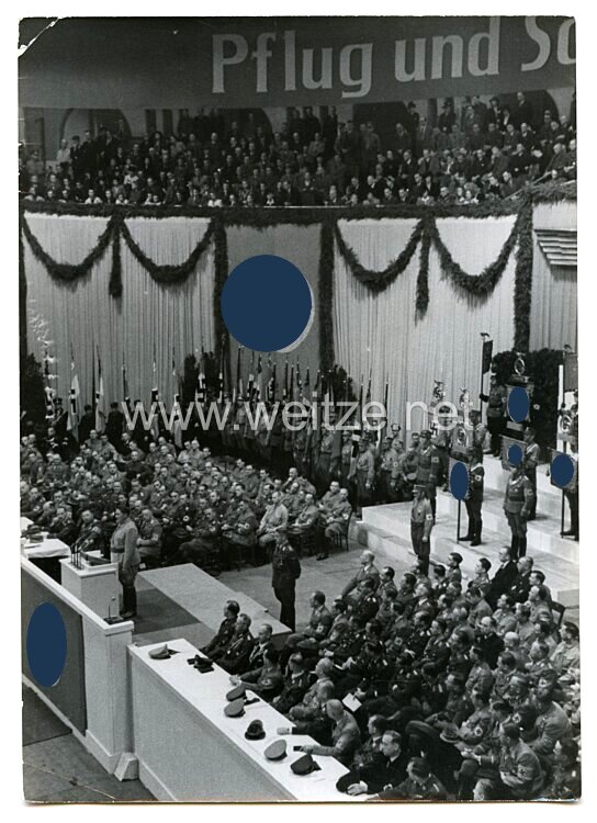 III. Reich Pressefoto, Reichsmarschall Göring sprach am Erntedankfest (4.10.1942) im Berliner Sportpalast 9.10.1941