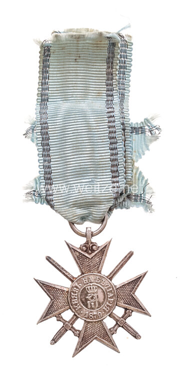 Bulgarien 1.Weltkrieg Militärverdienstkreuz mit Schwertern in Silber Bild 2