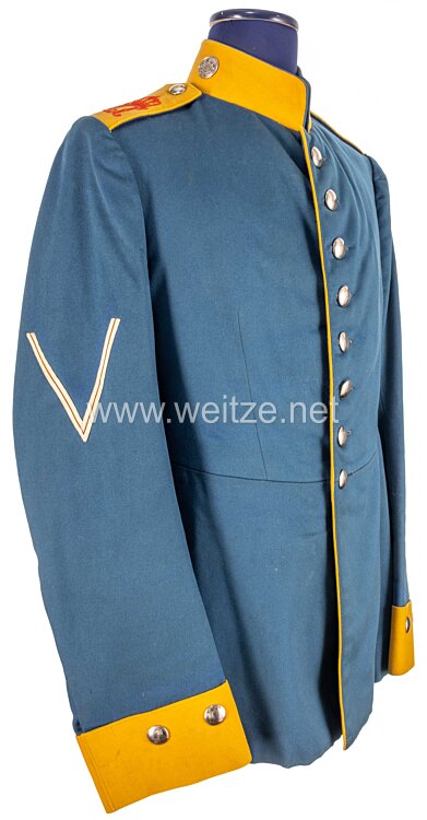 Württemberg Waffenrock für einen Gefreiten im Dragoner-Regiment König (2. Württembergisches) Nr. 26