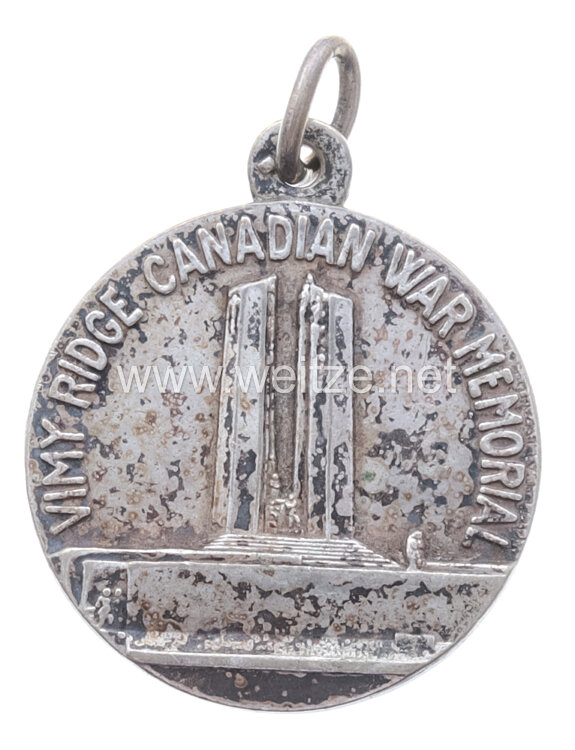 Kanada - Medaille " Vimy Ridge Canadian War Memorial "