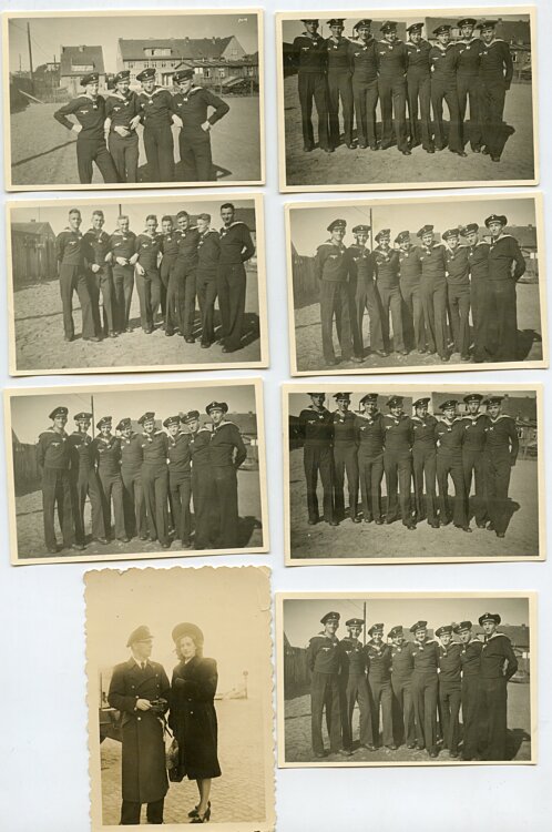 Foto, Gruppenfotos von Angehörigen der Kriegsmarine - German Navy 1933 ...