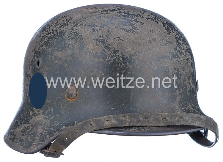 Waffen-SS Stahlhelm M 40 mit 1 Emblem - Allgemeine-SS, Waffen-SS, SS ...